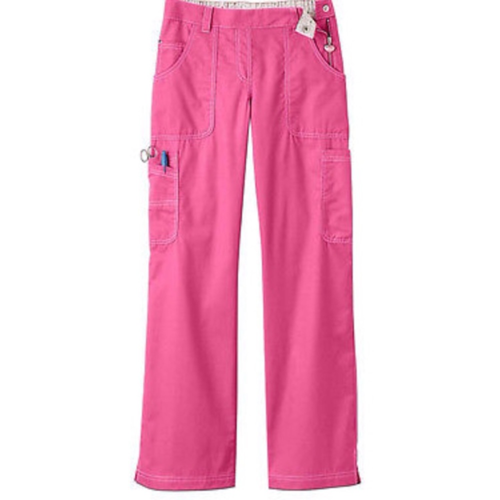 S Pink Koi scrub pants!